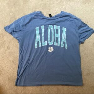Blue Aloha T-Shirt